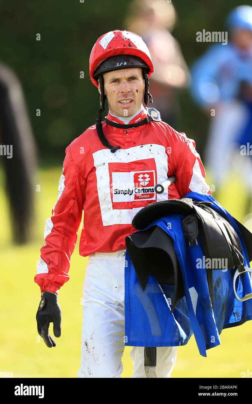 Graham Lee, jockey Banque D'Images