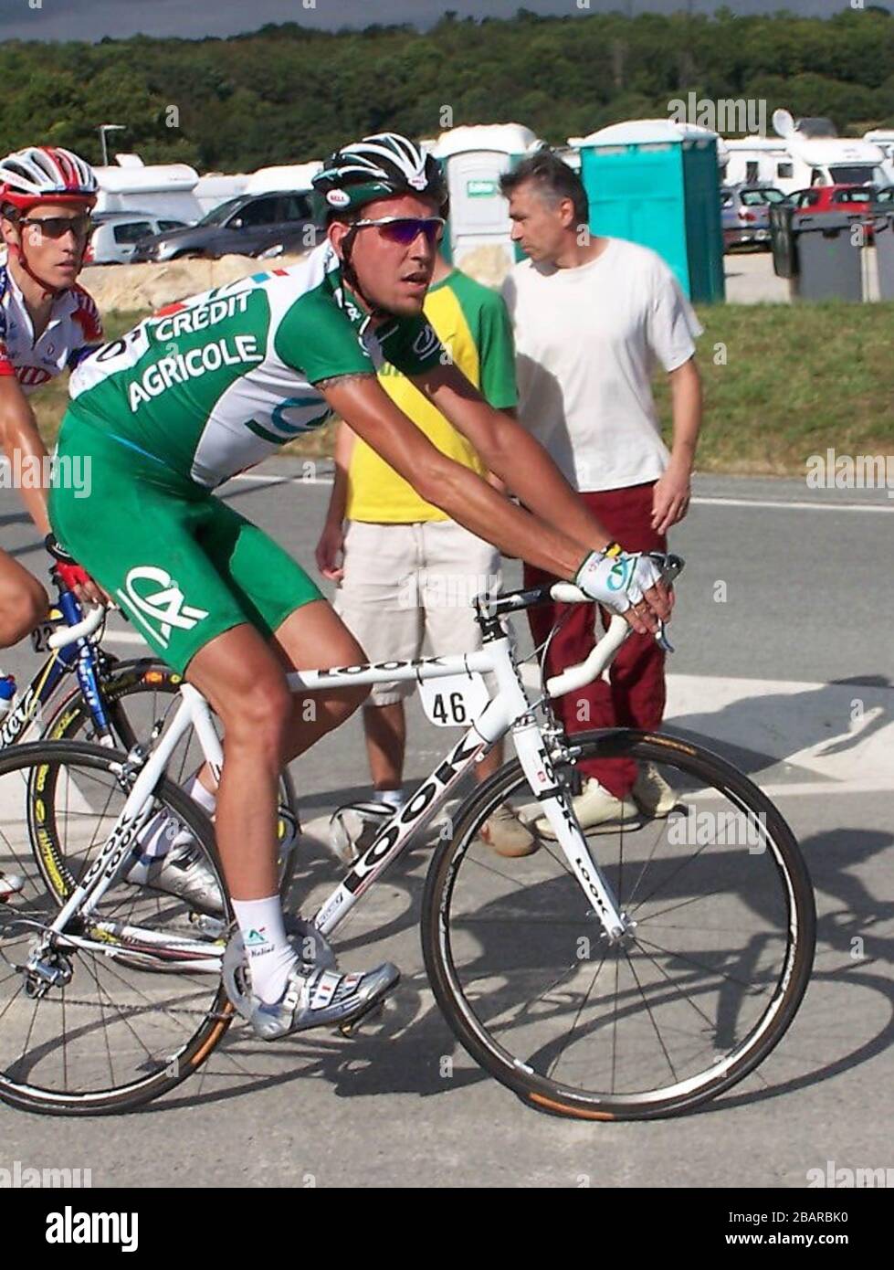 Christophe Moreau du crédit agricole lors de la course cycliste GP Ouest  France 2005, Plouay - Plouay le 28 août 2005 à Plouay, France - photo  Laurent Lairys / DPPI Photo Stock - Alamy