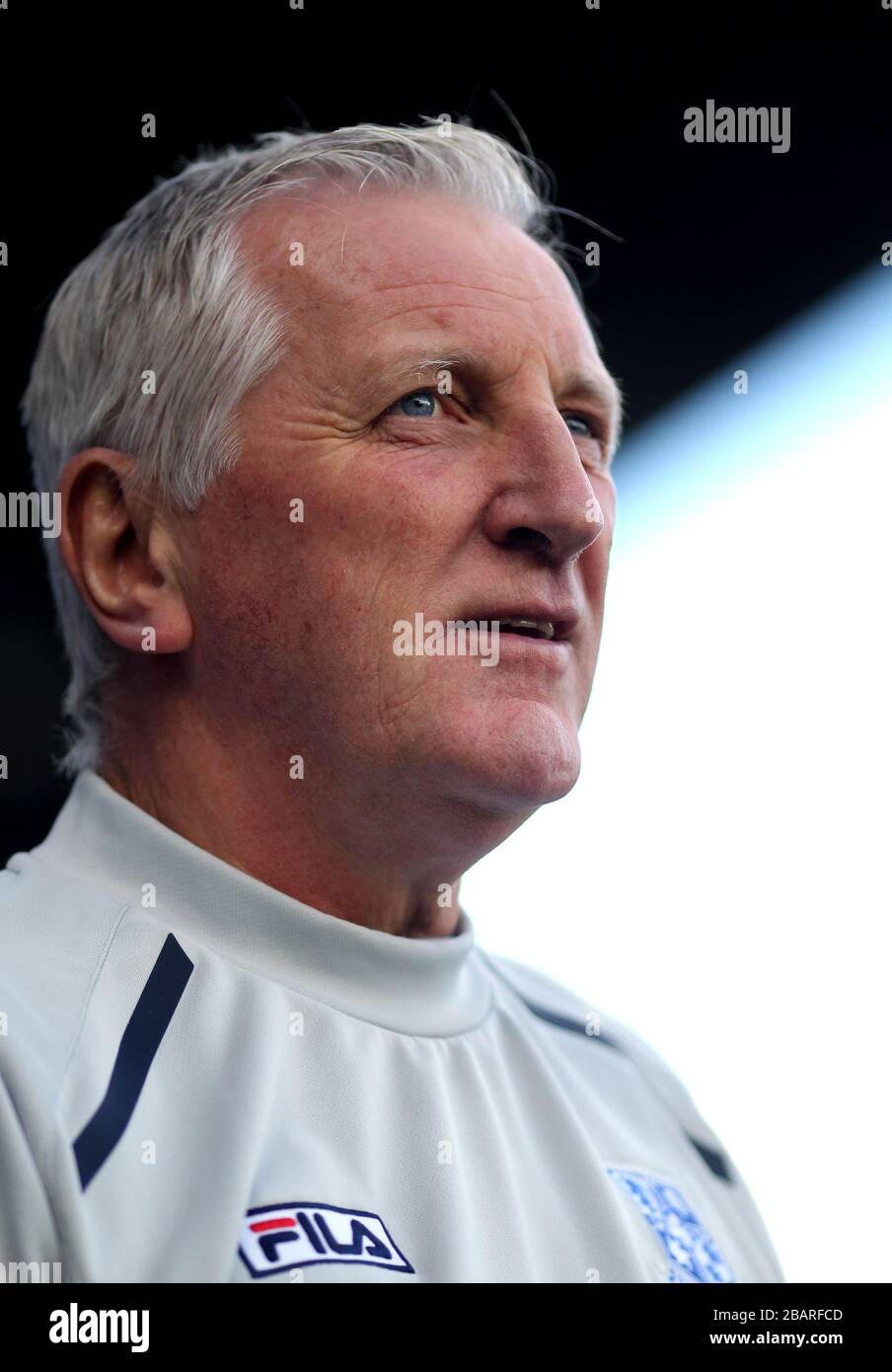 Ronnie |Moore, responsable de Tranmere Rovers Banque D'Images