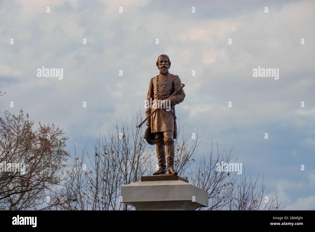 Statue d'Ambrose Powell (AP) Hill à Richmond, en Virginie, sur l'avenue Laburnum. AP Hill a été un confédéré généré pendant la guerre civile aux États-Unis Banque D'Images