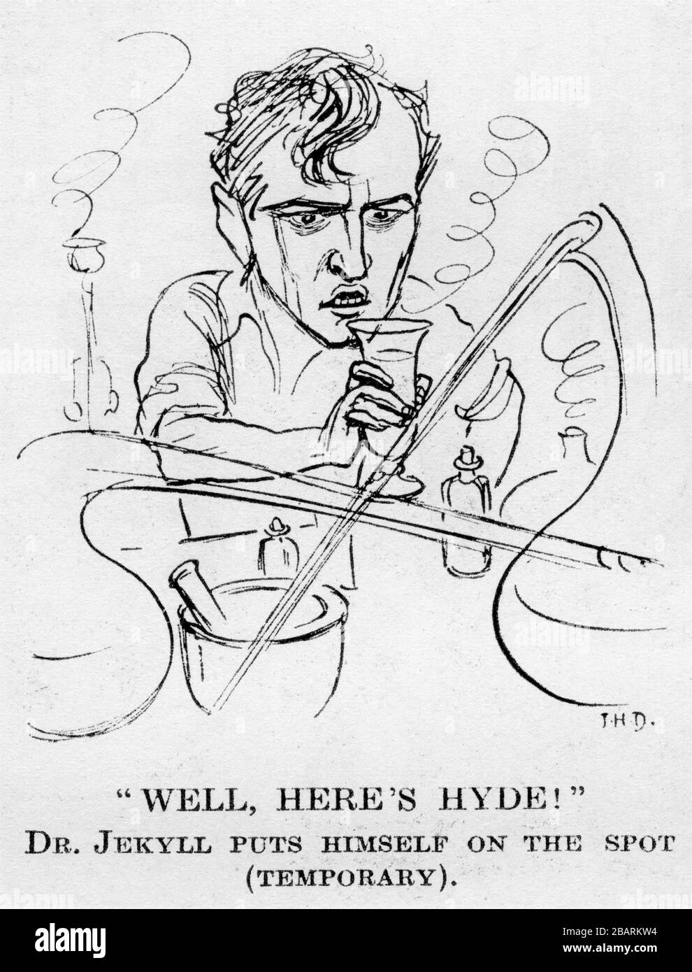 FREDRIC MARS comme Dr. Henry Jekyll en DR. JEKYLL ET M. HYDE 1931 directeur ROUBEN MAMOULIAN roman Robert Louis Stevenson Paramount Pictures Banque D'Images