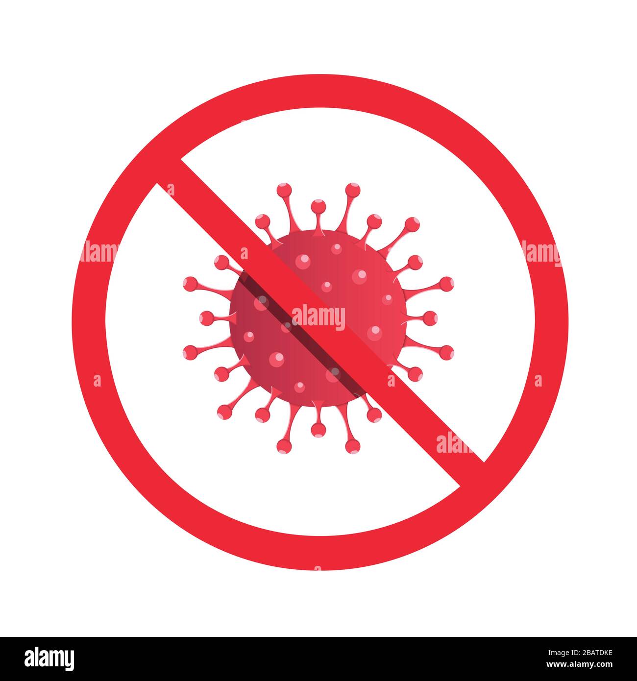 Virus - Coronavirus 2019-ncov, germe de maladie, organisme pathogène, micro-virologie infectieuse Illustration de Vecteur