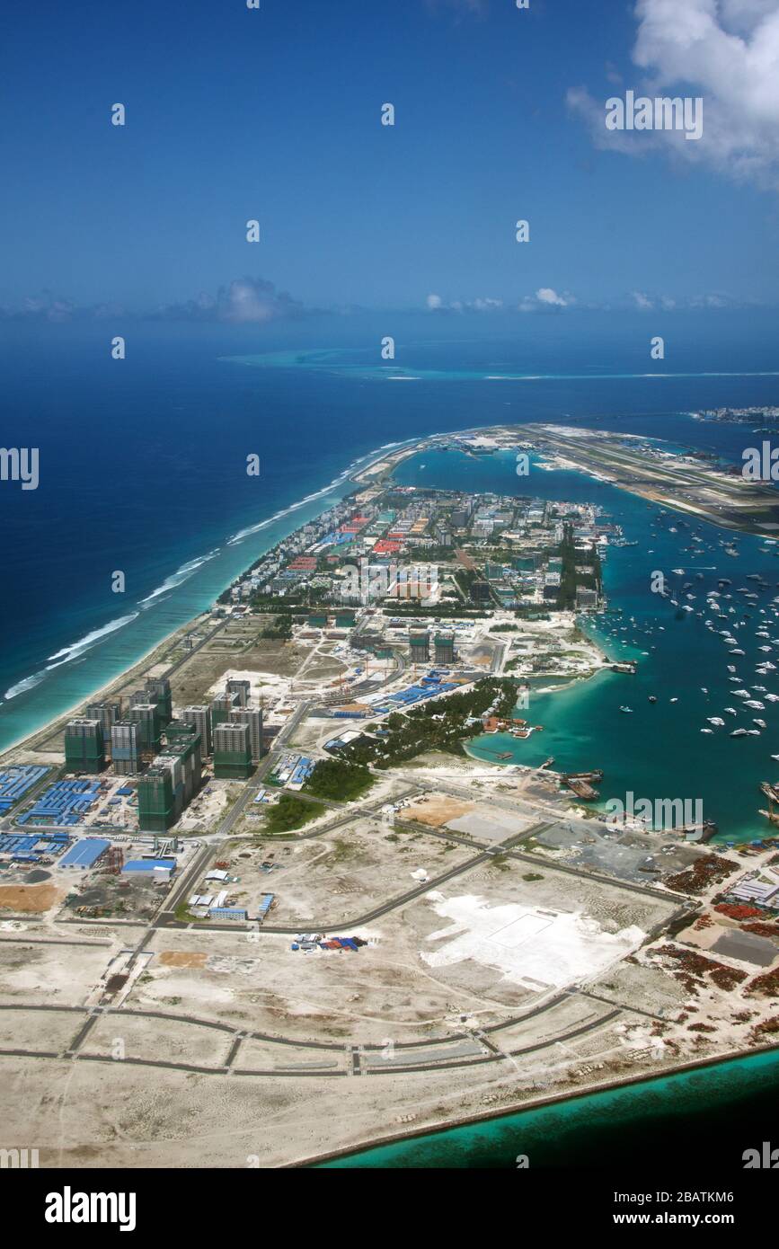 maldives-capital-aerial-banque-de-photographies-et-d-images-haute