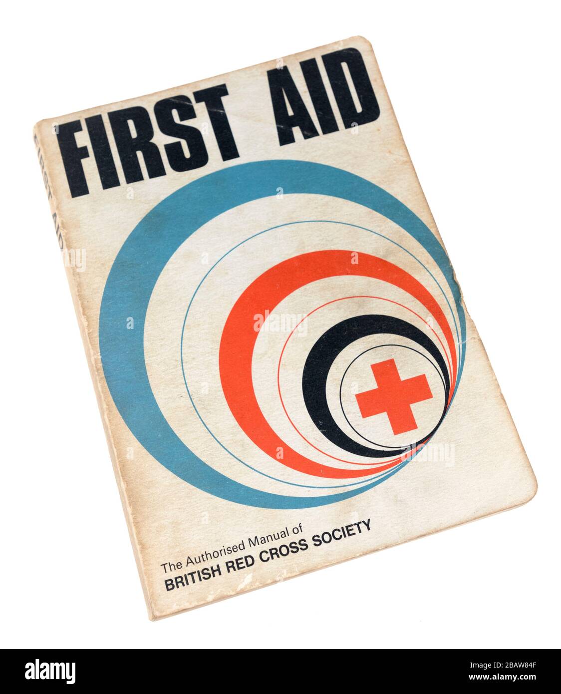 First Aid, le manuel autorisé de la Société britannique de la Croix-Rouge, a publié la 3ème édition 1972 Banque D'Images