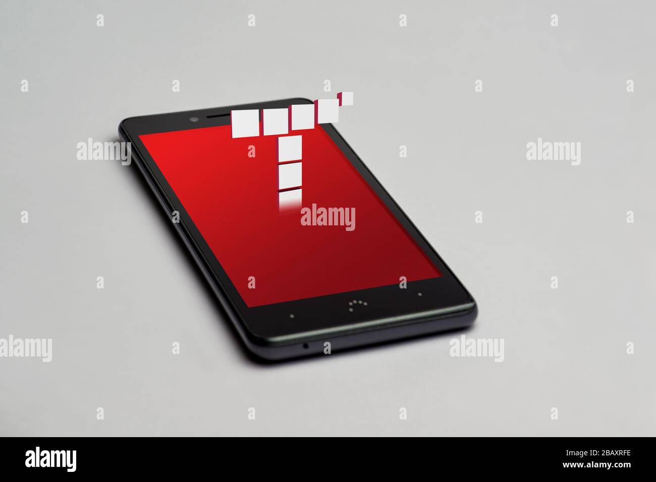 Illustration Editorial d'un smartphone avec le logo de l'application Tynker Banque D'Images