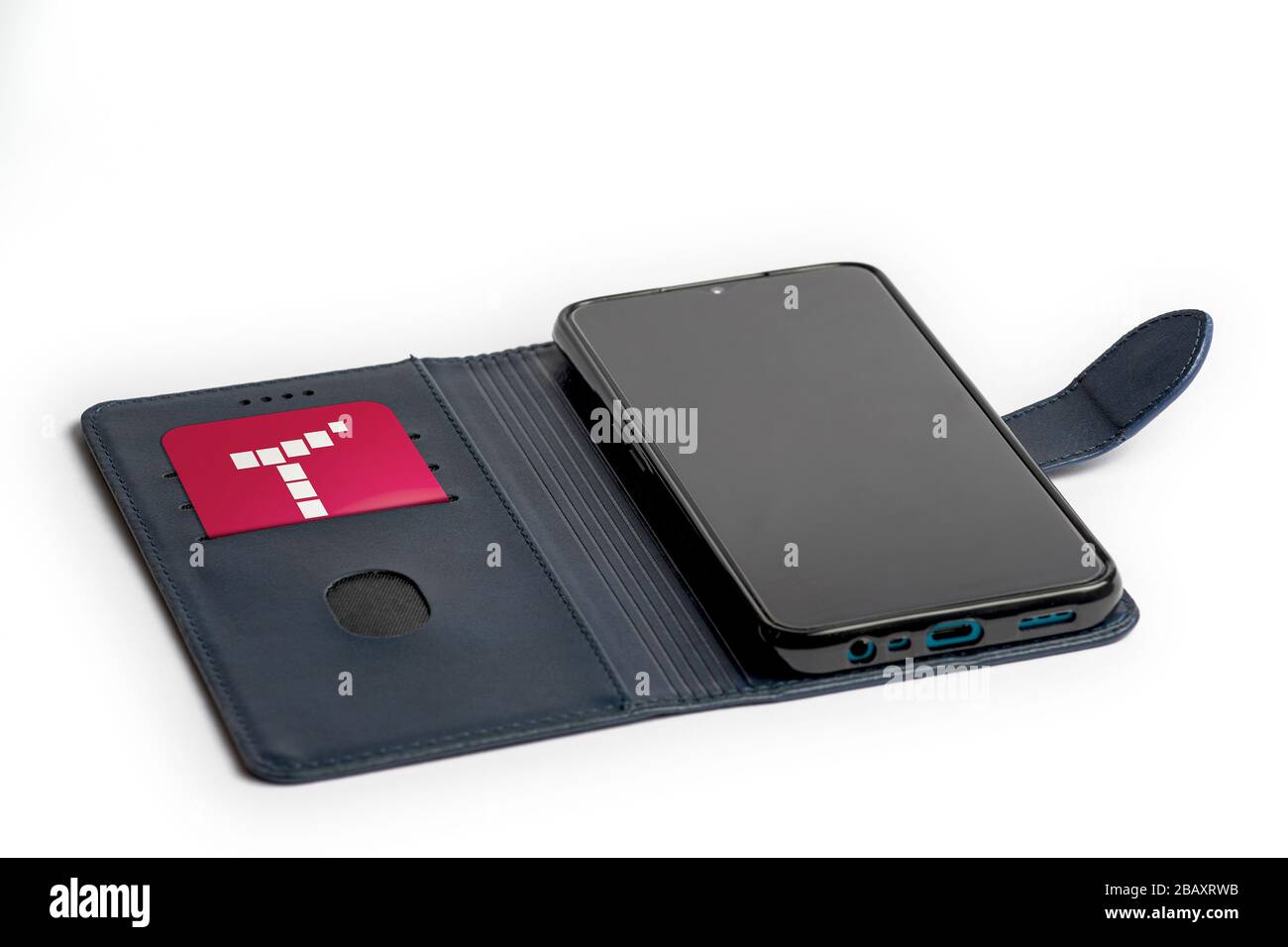 Illustration Editorial d'un smartphone avec le logo de l'application Tynker Banque D'Images