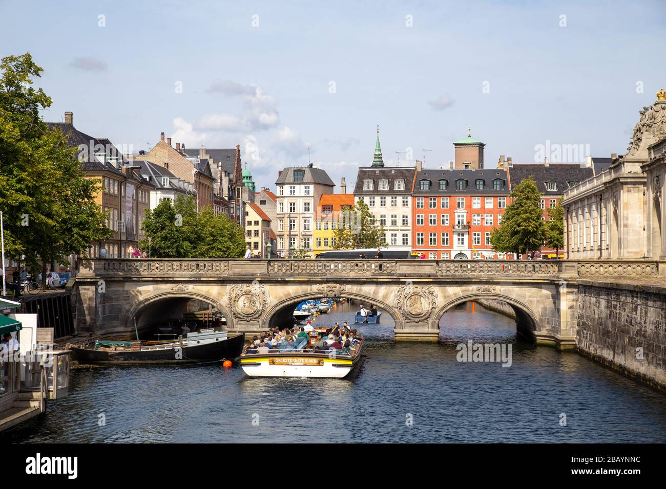 En Bridge à Copenhague, Danemark Banque D'Images