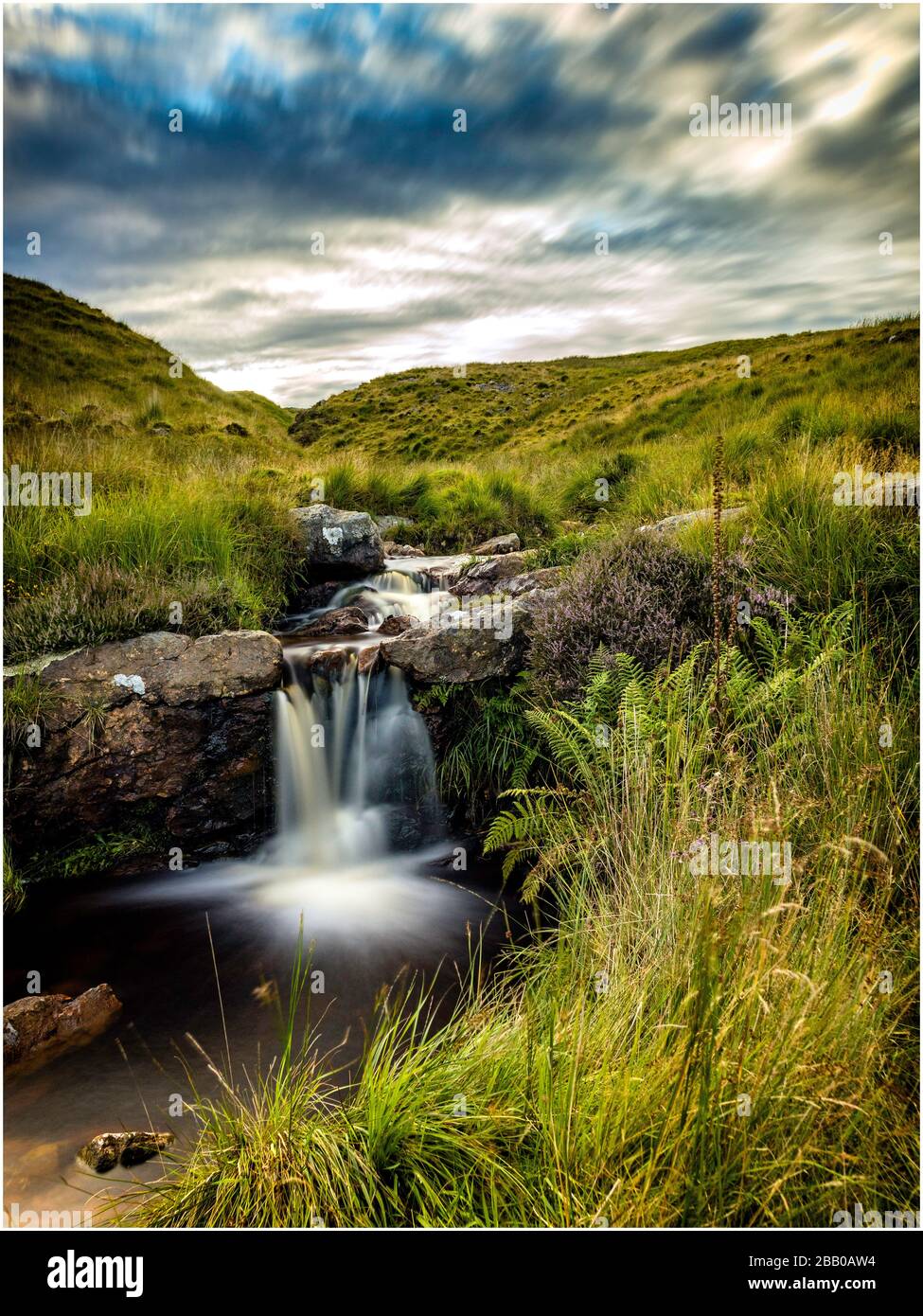 Cours d'eau en cascade Banque D'Images