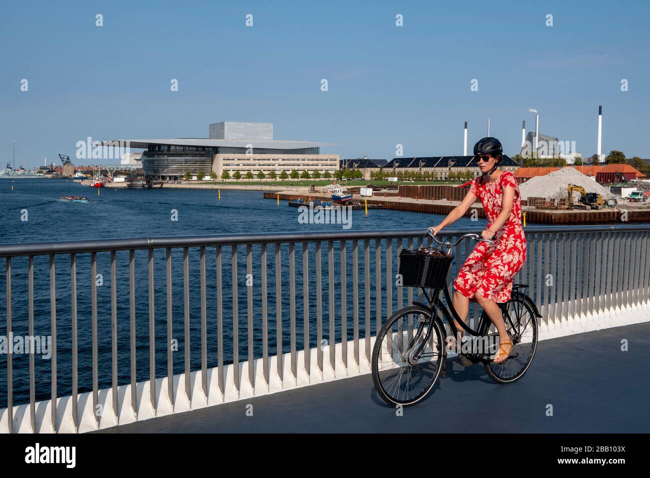 Copenhagen Bicycle Bridge Banque d'image et photos - Alamy