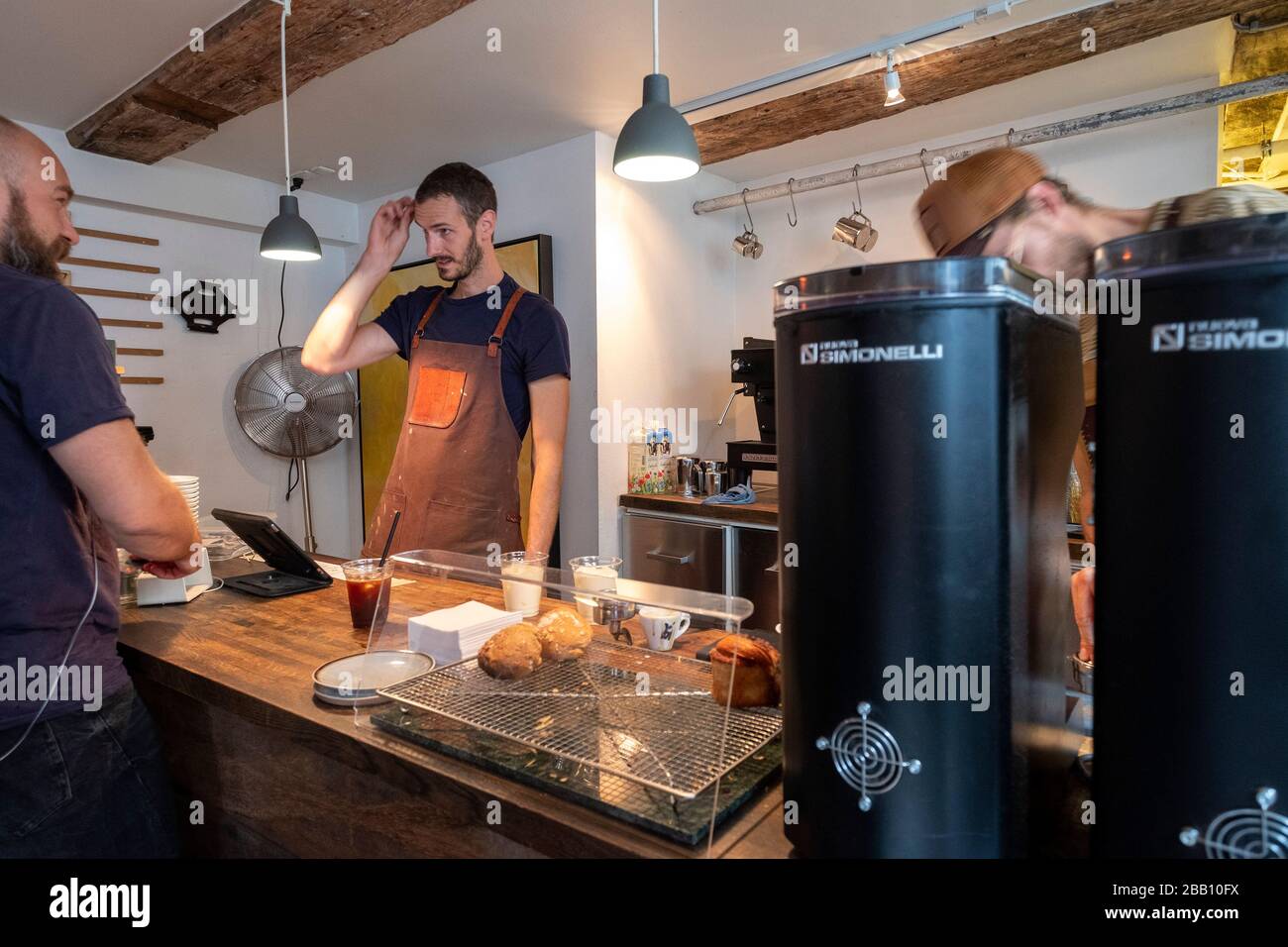 CUB Coffee Bar à Copenhague, Danemark, Europe Photo Stock - Alamy