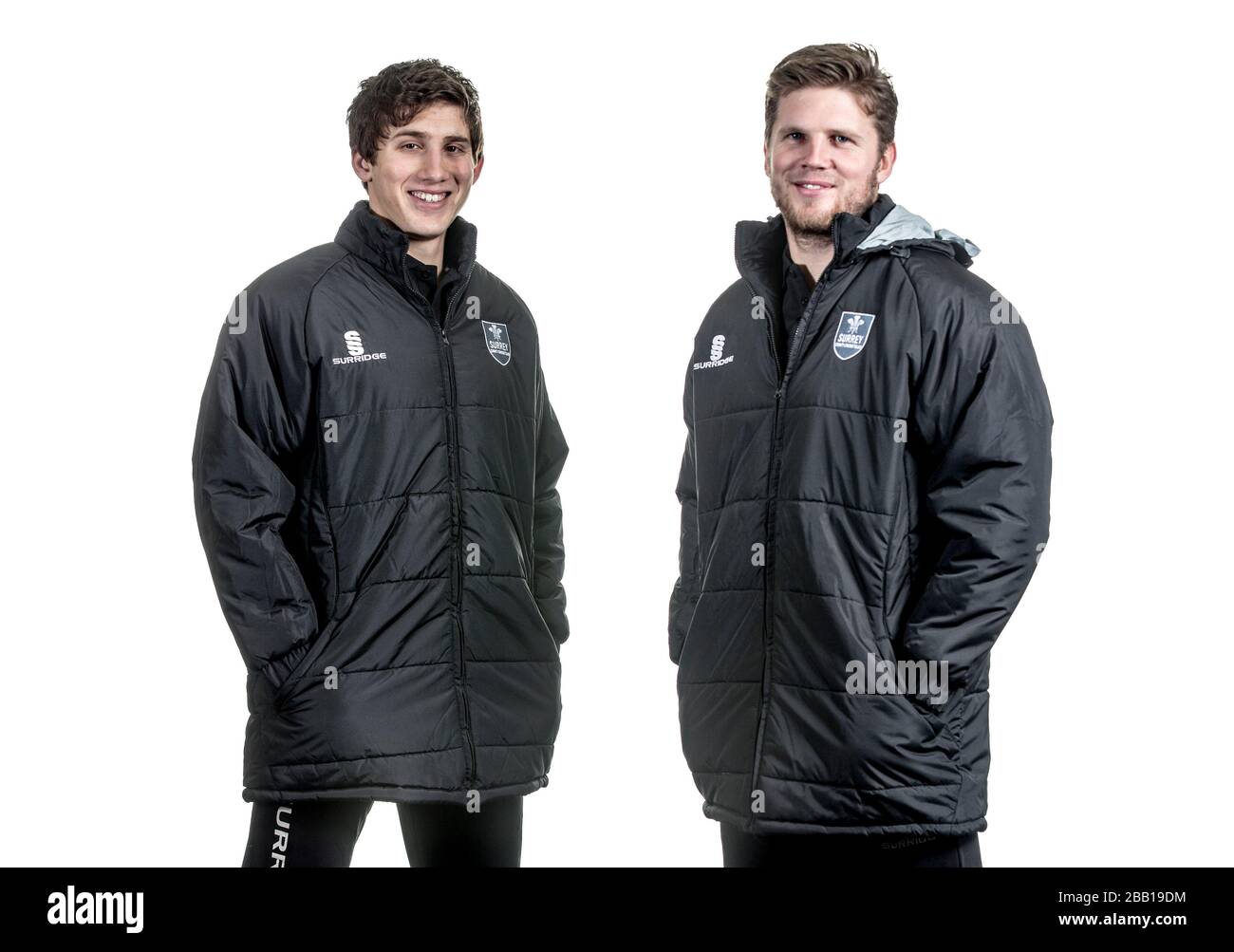 Stuart Meaker et Zafar Ansari, Surrey Banque D'Images