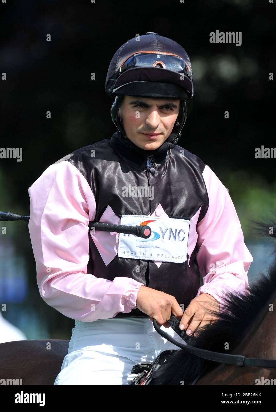 Andrea Atzeni, jockey Banque D'Images