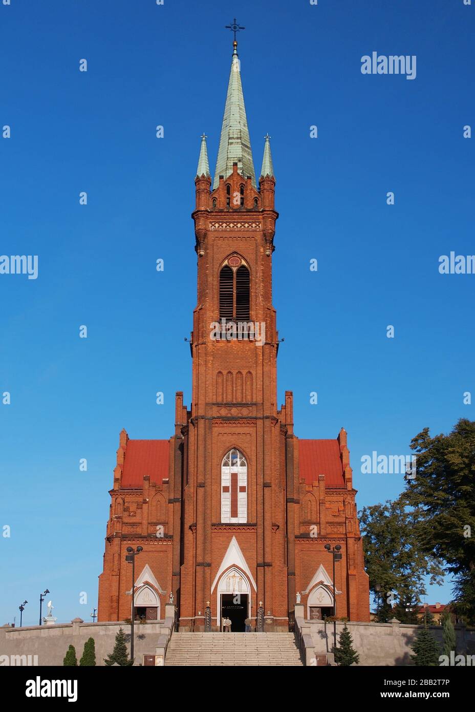 Église Sainte-Catherine d'Alexandrie. Zgierz, Lodz Voivodeship, Pologne. Banque D'Images