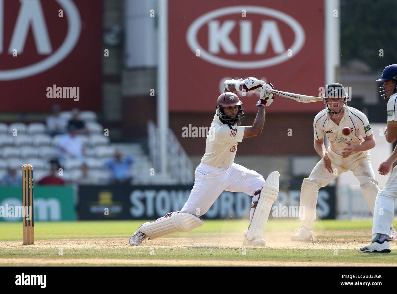 Hashim Amla de Surrey Banque D'Images