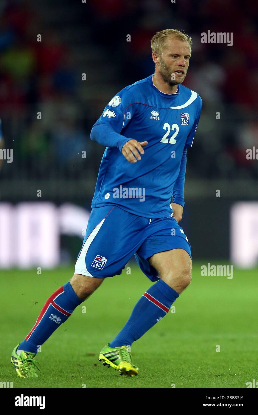 Eidur gudjohnsen of iceland Banque de photographies et d'images à