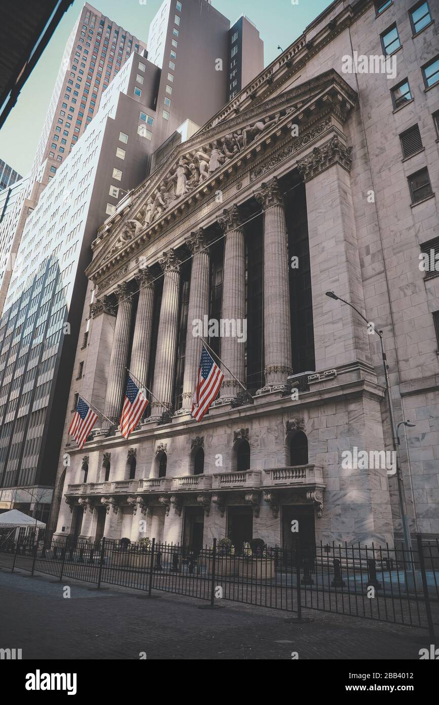New York Stock Exchange Building Banque D'Images