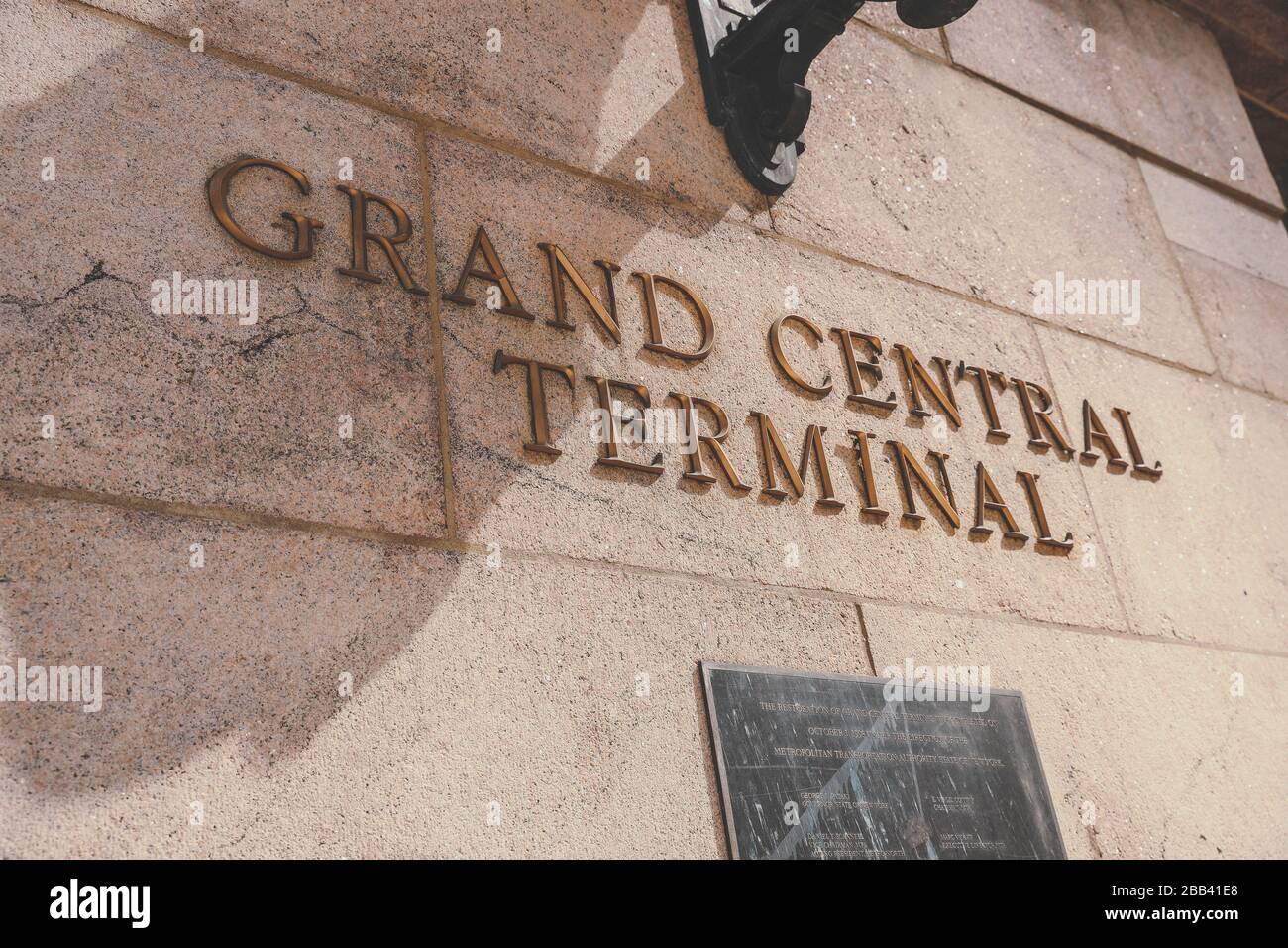 Grand Central terminal Sign, New York Banque D'Images