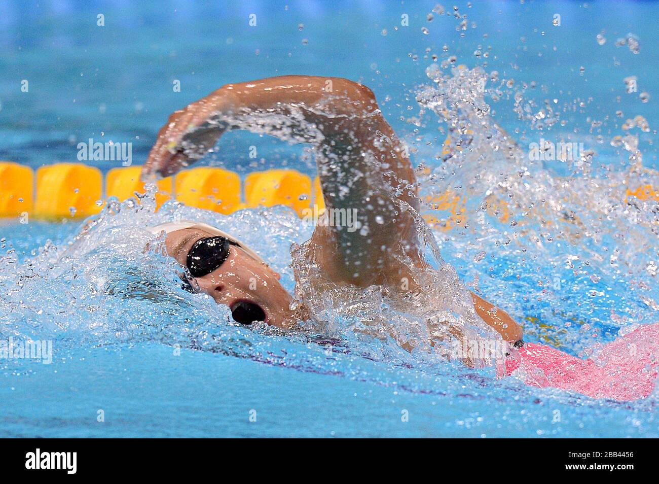 Mireia Belmonte Garcia, en Espagne, pendant la chaleur Freestyle de 800 m de sa femme 3 Banque D'Images