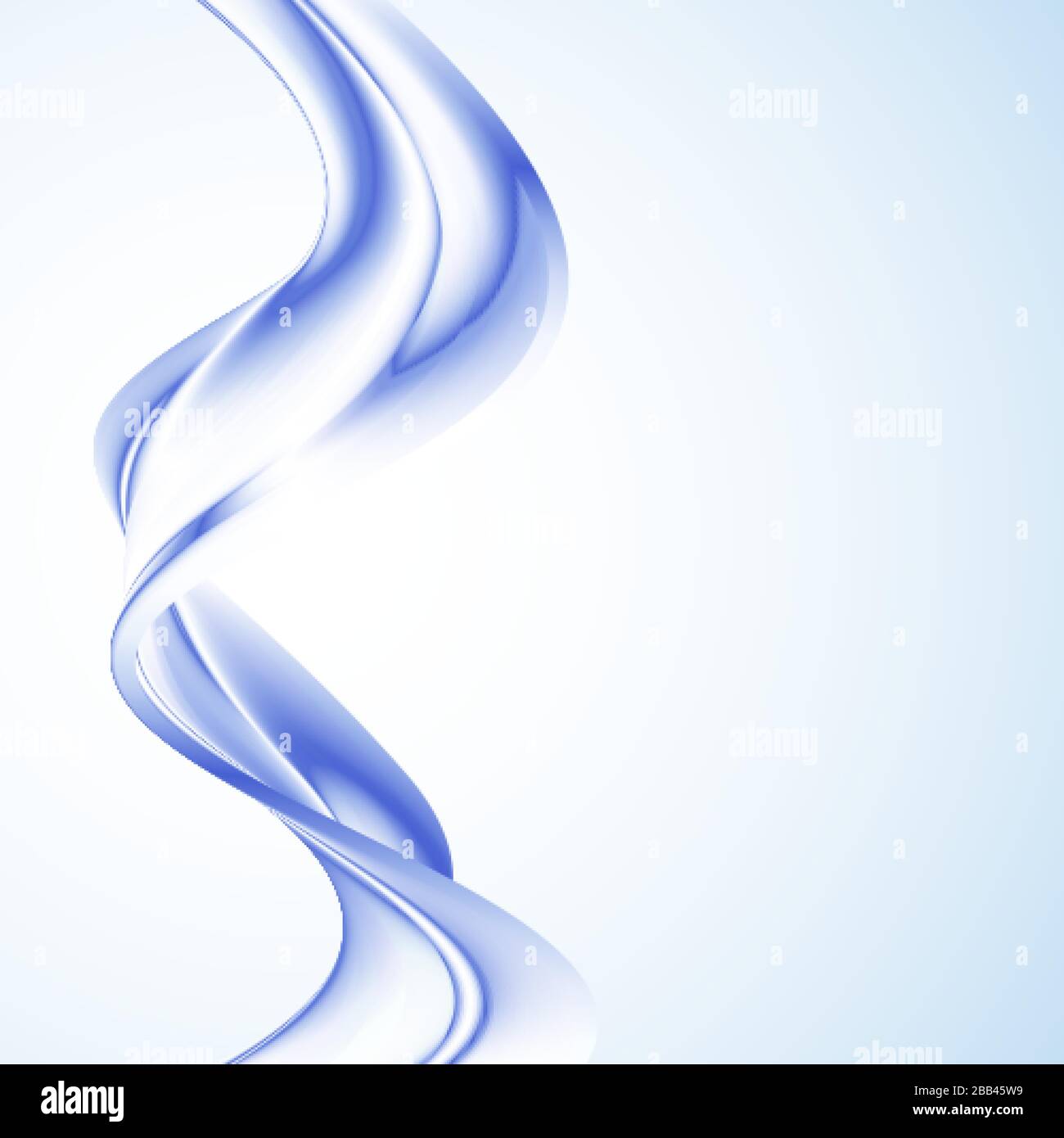 Arrière-plan vectoriel des courbes de débit bleues abstraites 10 Illustration de Vecteur