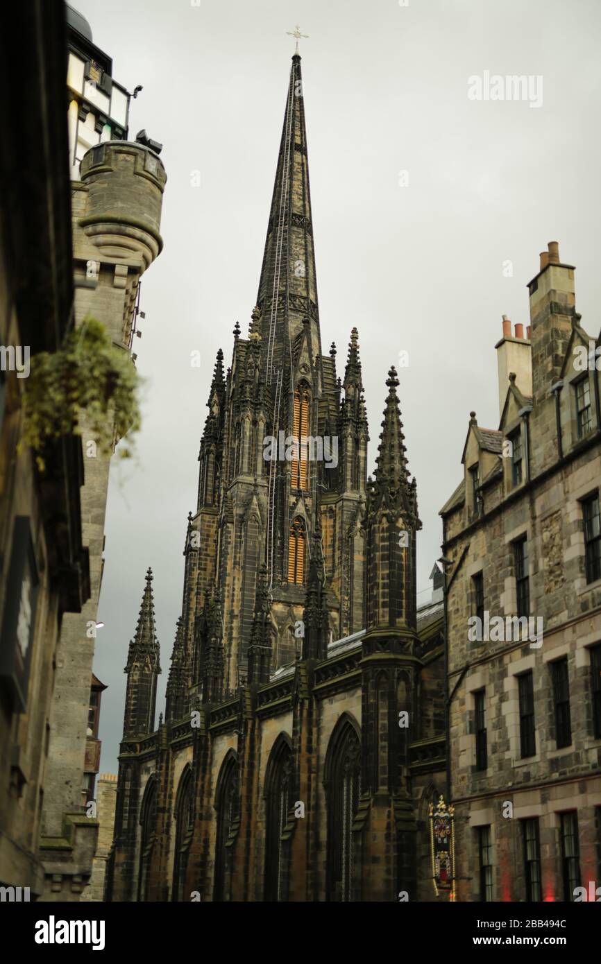 The Hub public Arts and Events Building on the Royal Mile, Édimbourg Banque D'Images
