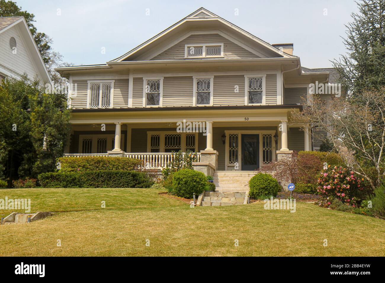 A home in Ansley Park, Atlanta, Georgia, United States Banque D'Images