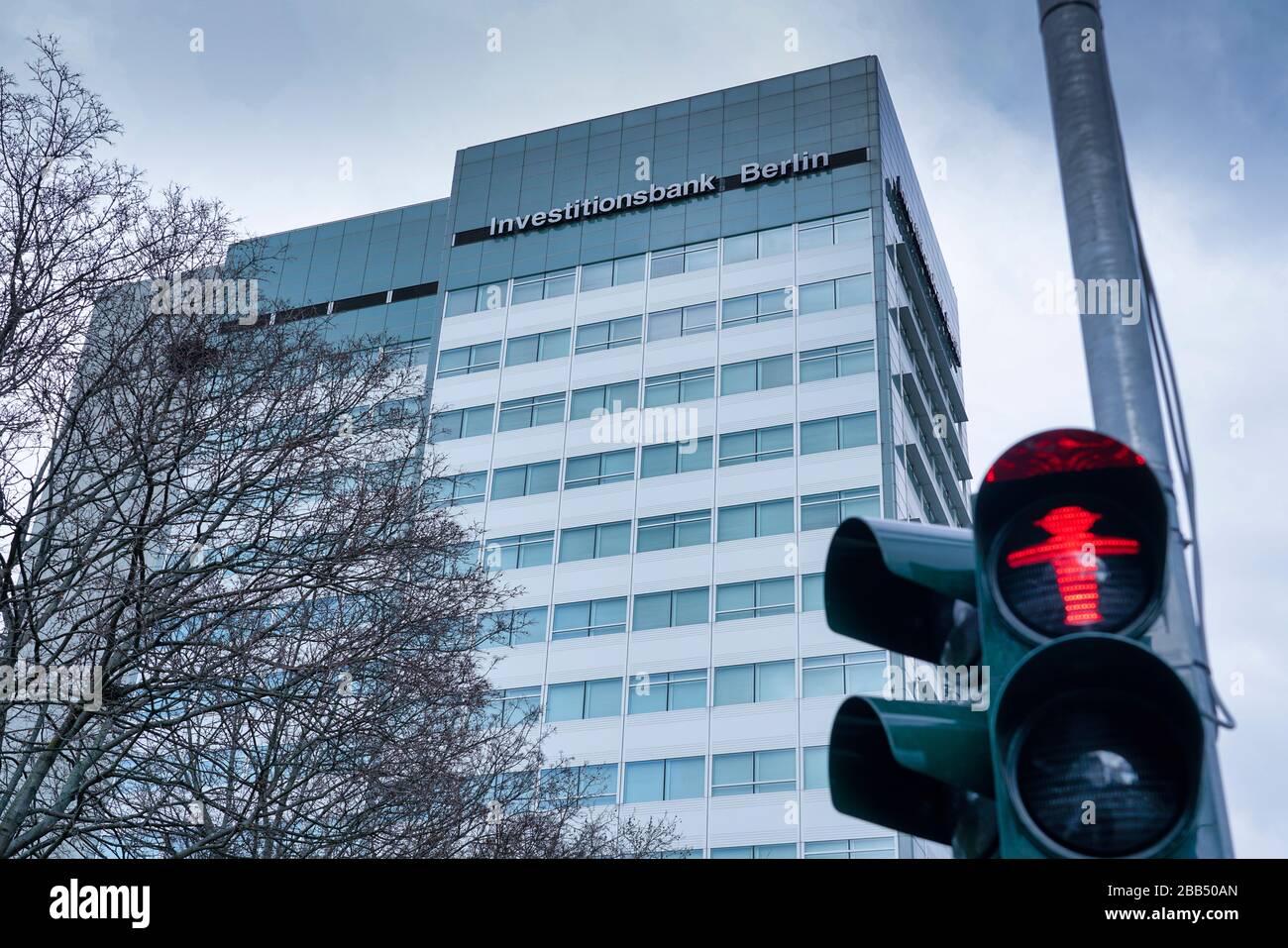 Hauptsitz Investitionsbank Berlin an der Bundesallee Bezirk Wilmersdorf. Anlaufstelle für Soforsilfe für Firmen , die wirtschaftliche Verluste durch Banque D'Images