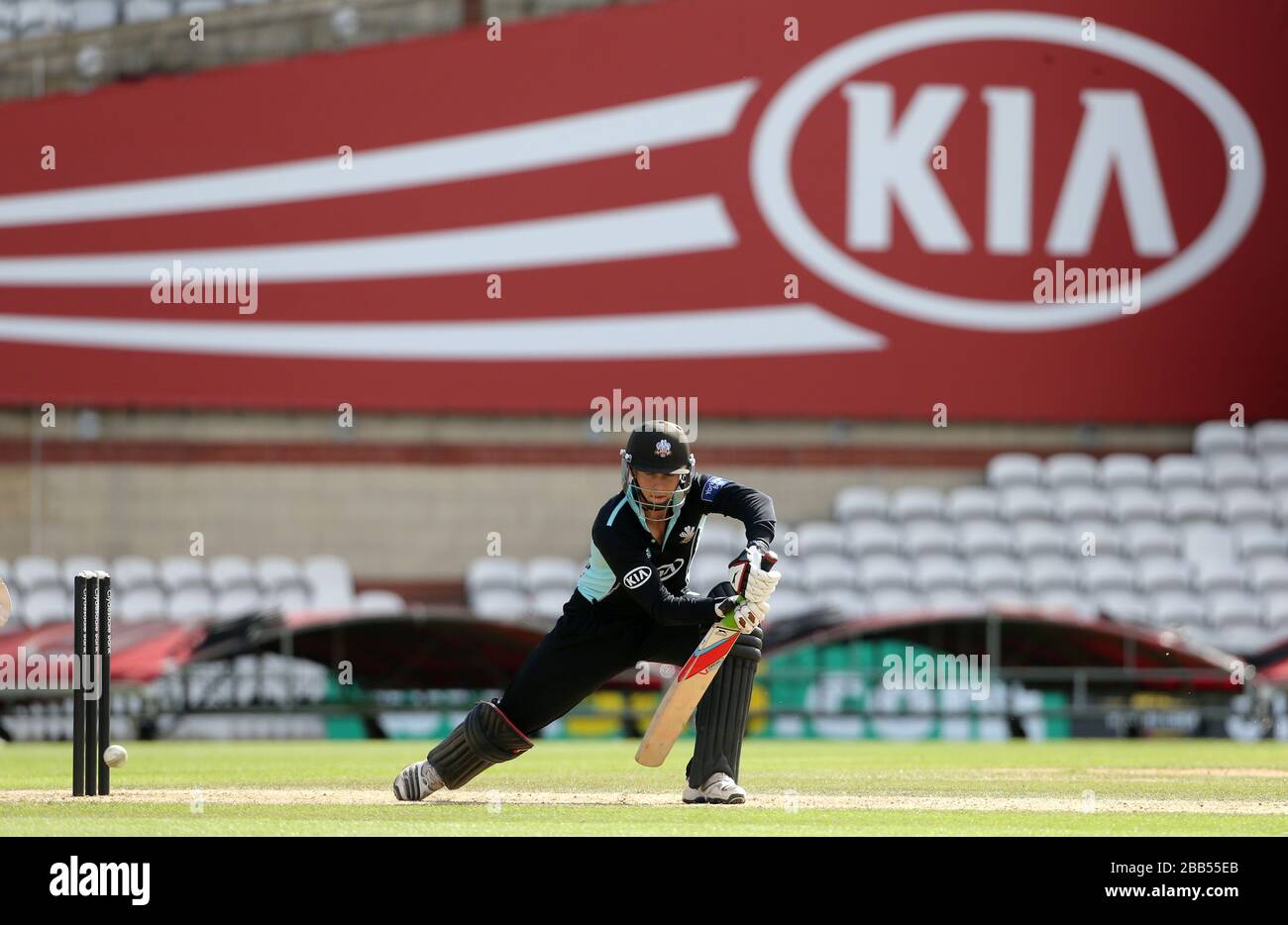 Tom Curran, de Surrey, atteint un score de 1 Banque D'Images