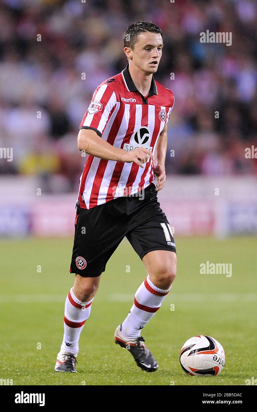 Stephen McGinn, Sheffield United Banque D'Images