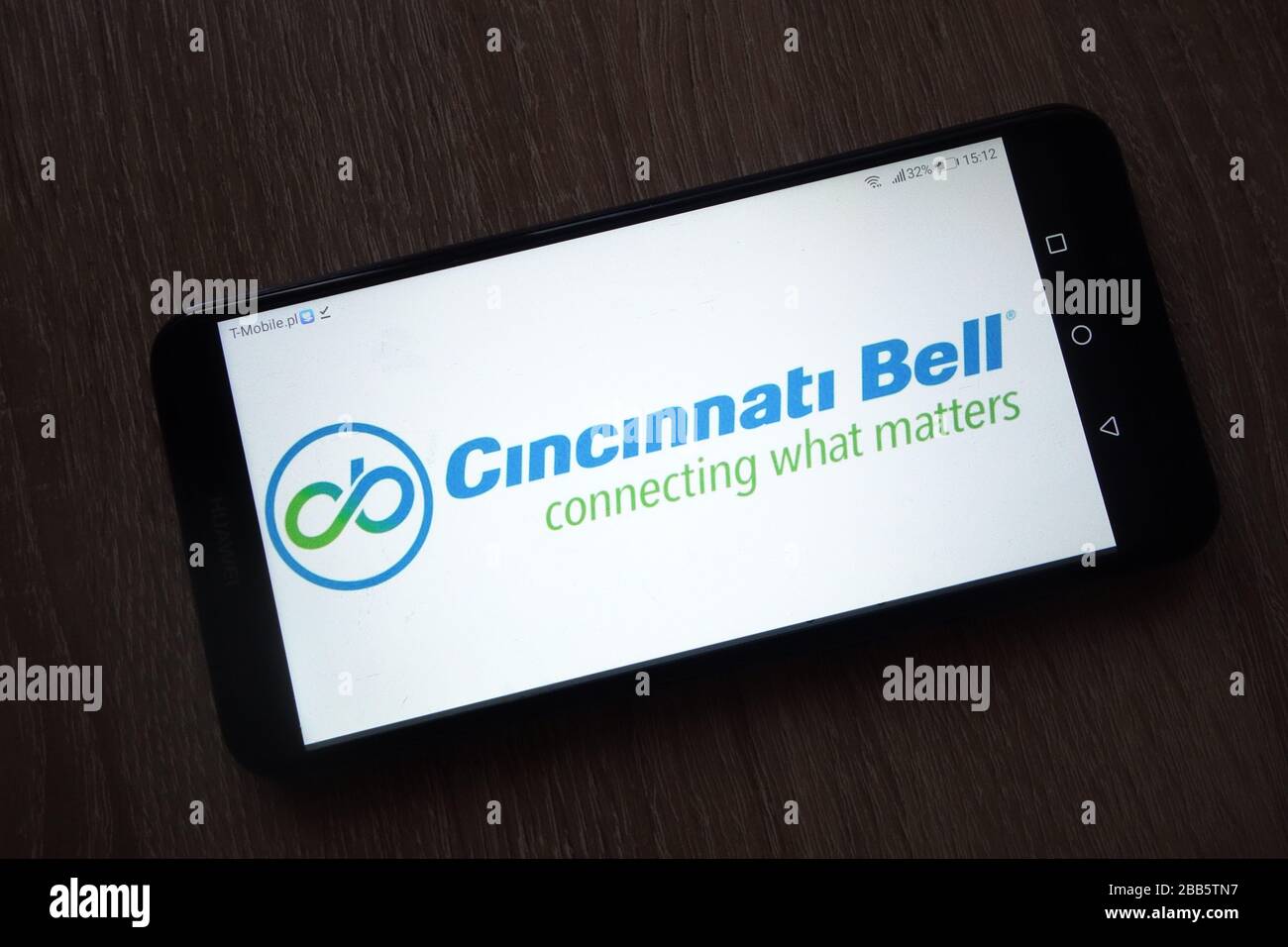 Logo Cincinnati Bell affiché sur le smartphone Banque D'Images