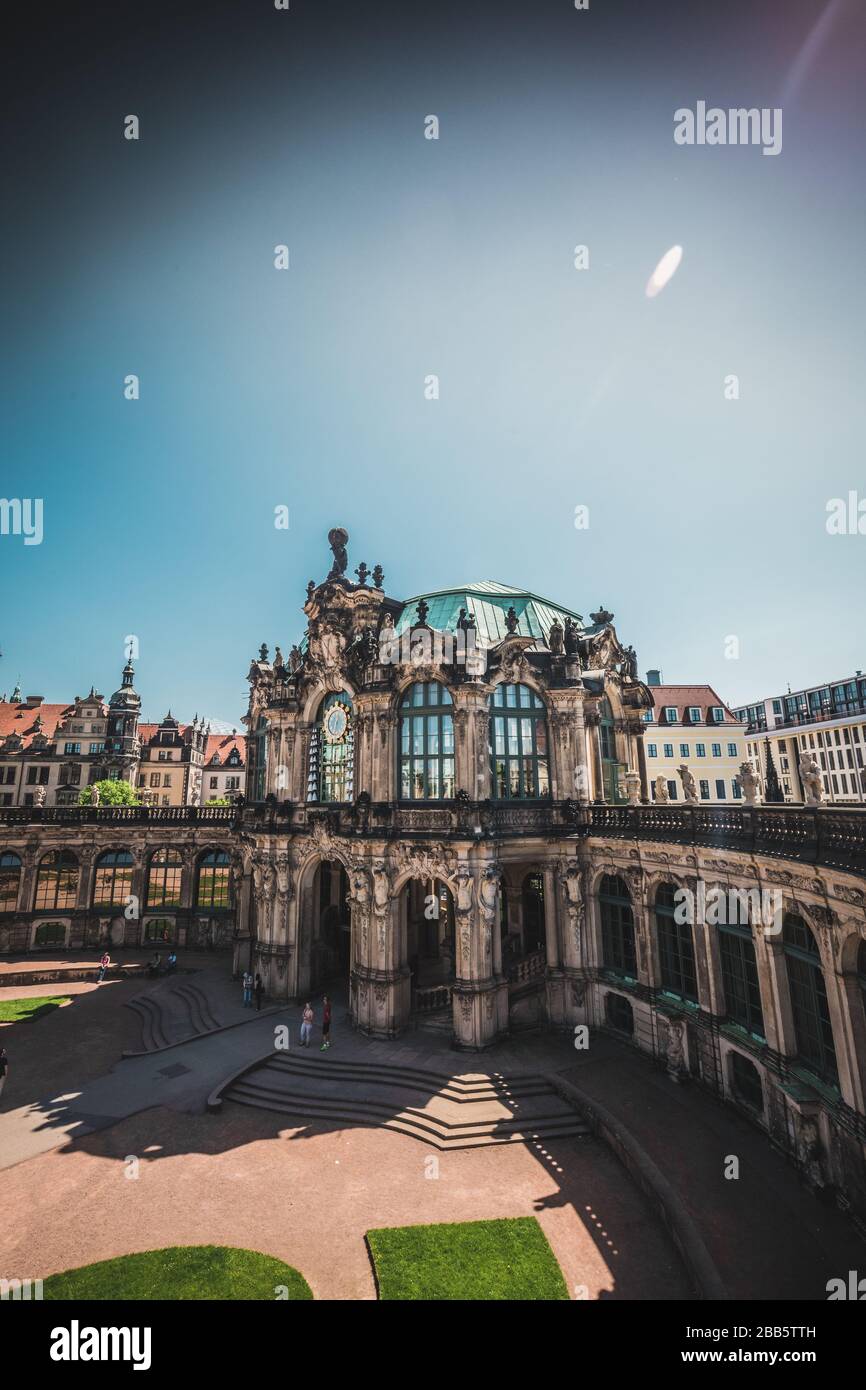 Dresden Zwinger German Pavilion Banque d'image et photos Alamy