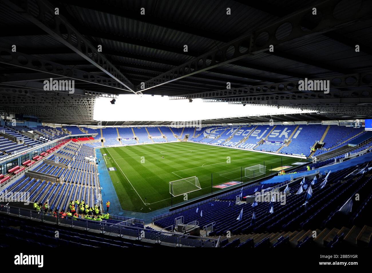 Vue générale à l'intérieur du stade Madejski Banque D'Images