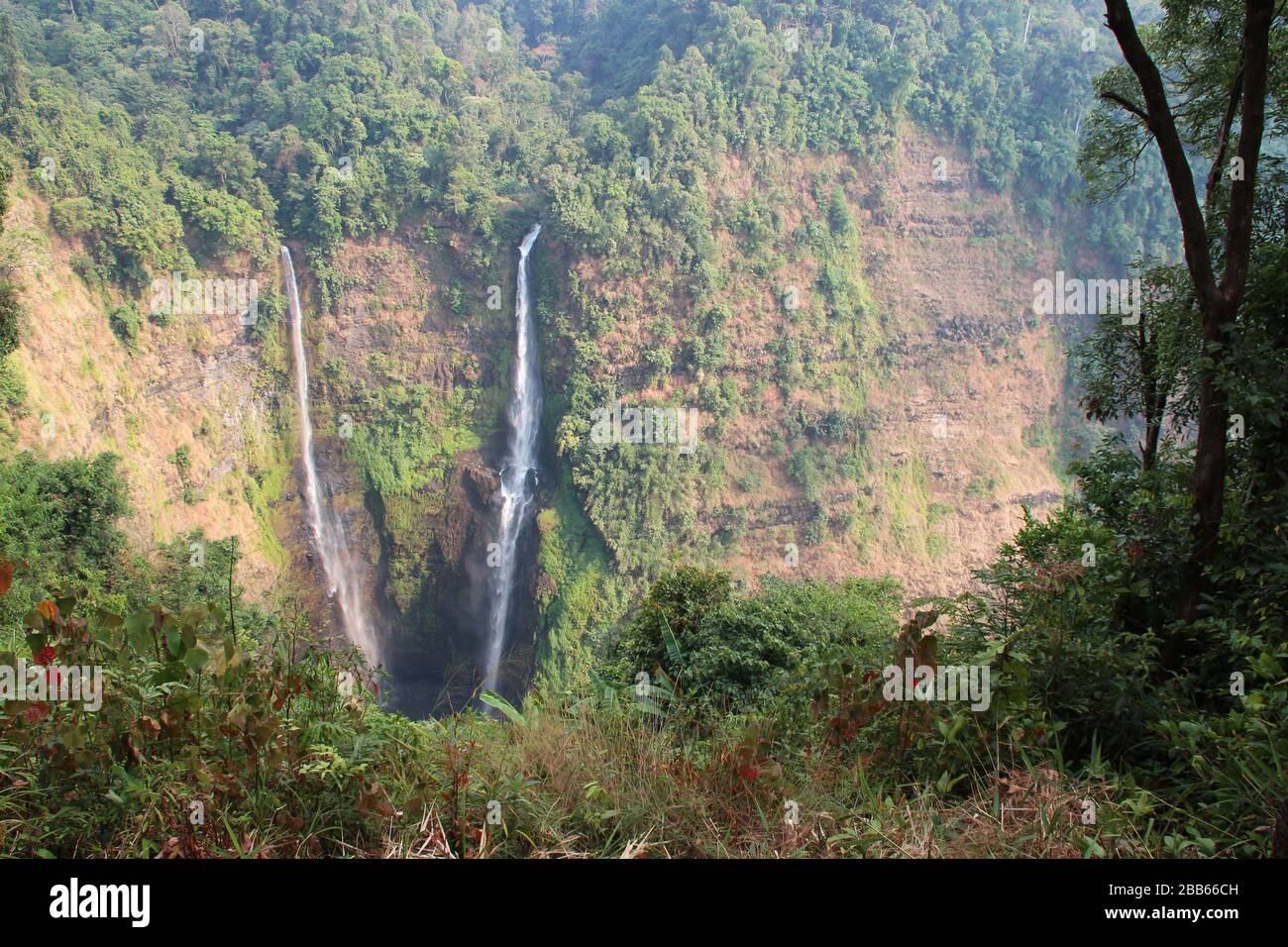 cascades de tad fane au laos Banque D'Images
