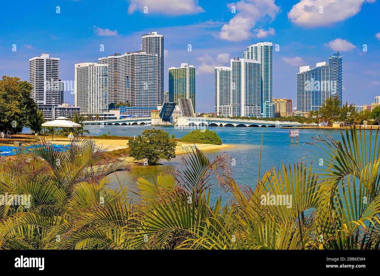 Ville de Miami; Miami Beach et South Beach, Floride, États-Unis; Amérique; Amérique du Nord Banque D'Images
