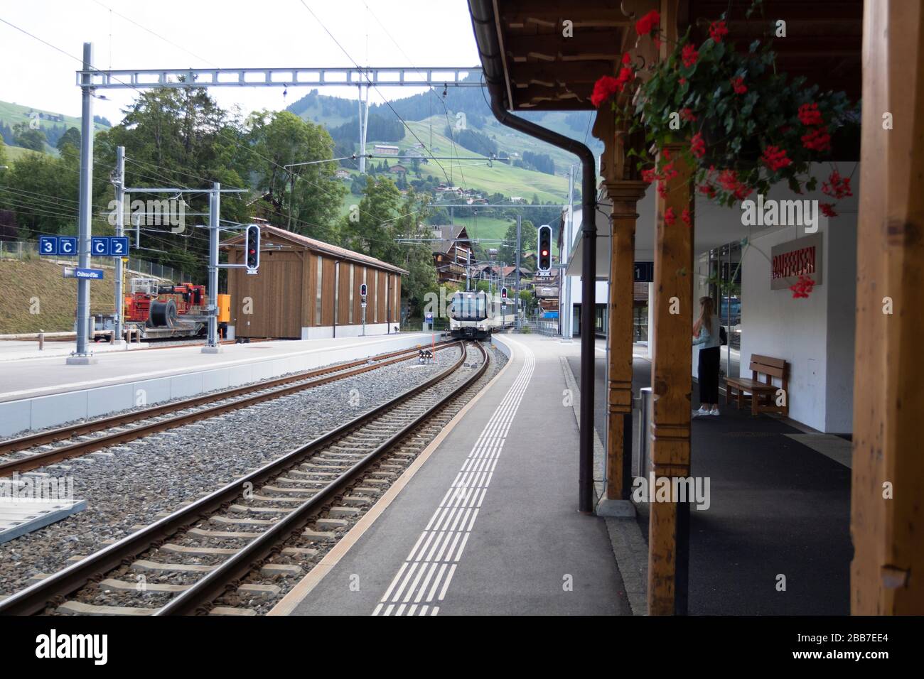 Suisse train à bulle, Gruyère dans le canton de Fribourg, Suisse, Europe, 08/09/2019, Suisse train à bulle , fervents. Banque D'Images