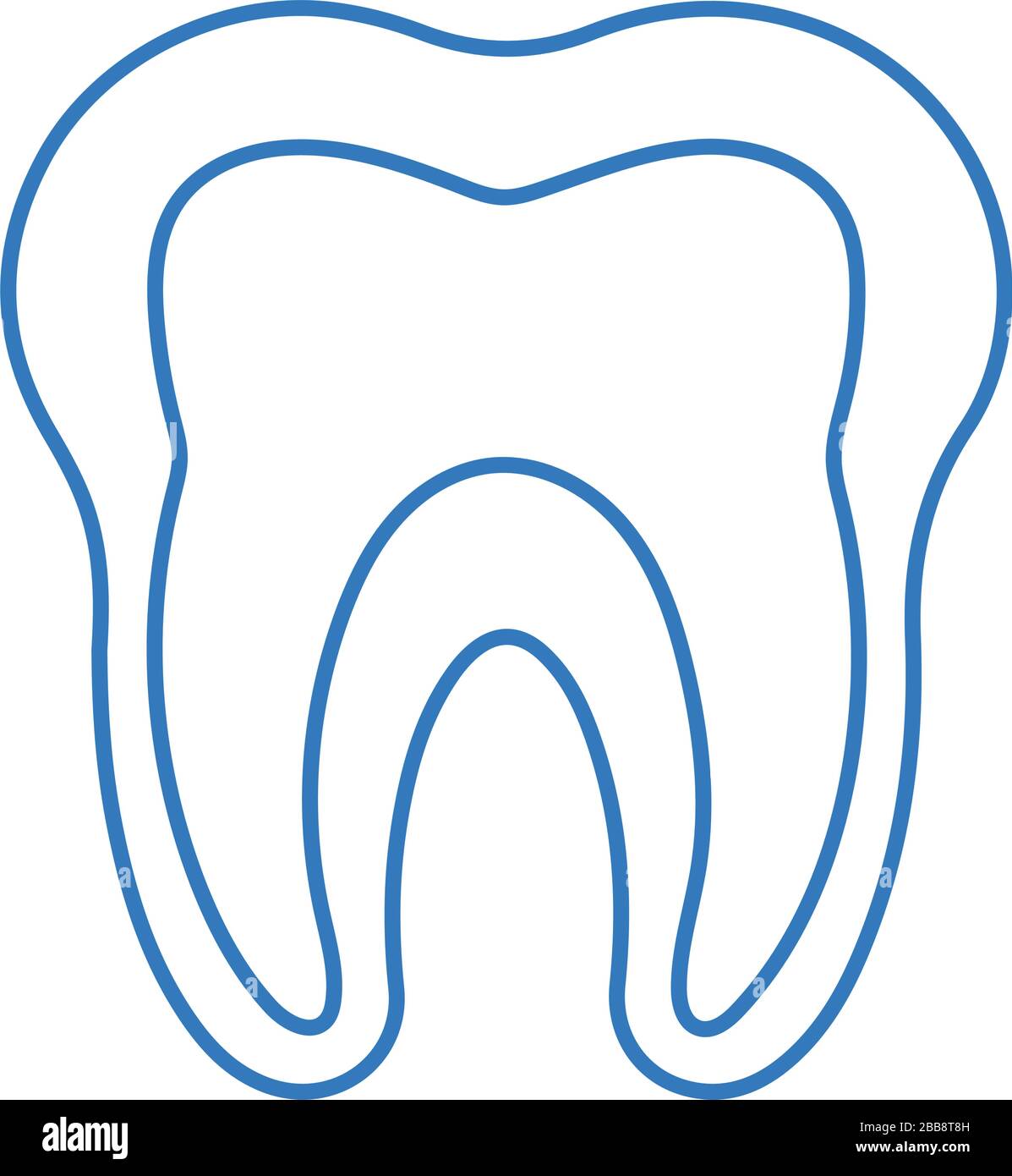 L'icône des dents, la conception des dents, le traitement dentaire, la santé bucco-dentaire pour le commerce, les médias imprimés, le Web ou tout type de projets de conception. Illustration de Vecteur