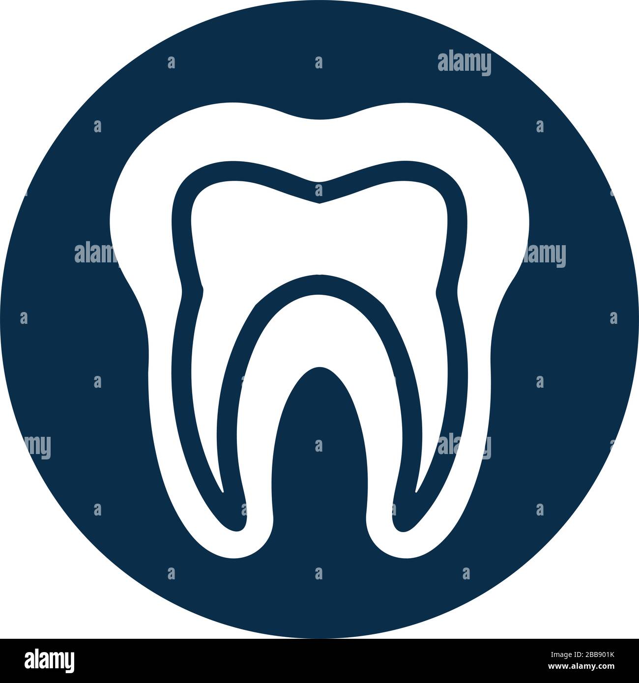 L'icône des dents, la conception des dents, le traitement dentaire, la santé bucco-dentaire pour le commerce, les médias imprimés, le Web ou tout type de projets de conception. Illustration de Vecteur
