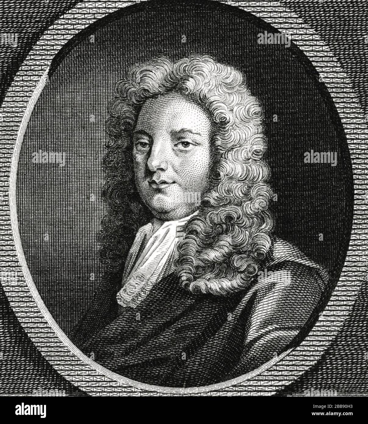JOHN SOUFFL (1649-1708) compositeur baroque anglais Banque D'Images