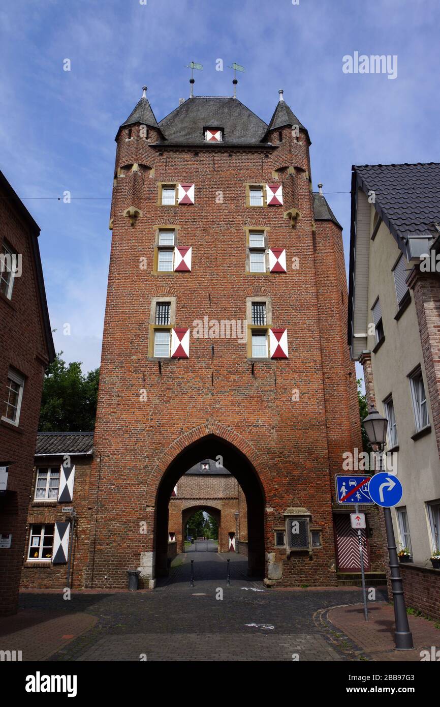 Klever Tor, Xanten, Nordrhein-Westfalen, Allemagne Banque D'Images