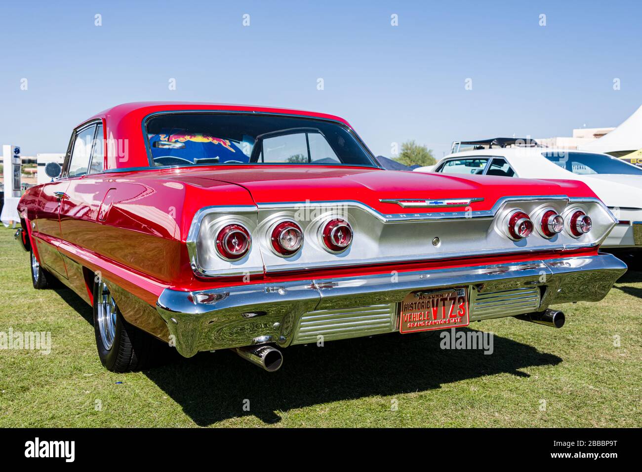 Bentley Scottsdale Polo Championships, 1963 Chevrolet Impala Banque D'Images
