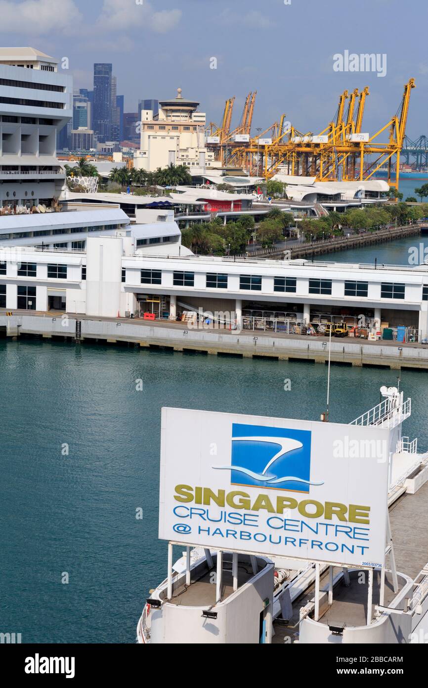 Terminal de croisière Harbourfront, Singapour, Asie Banque D'Images