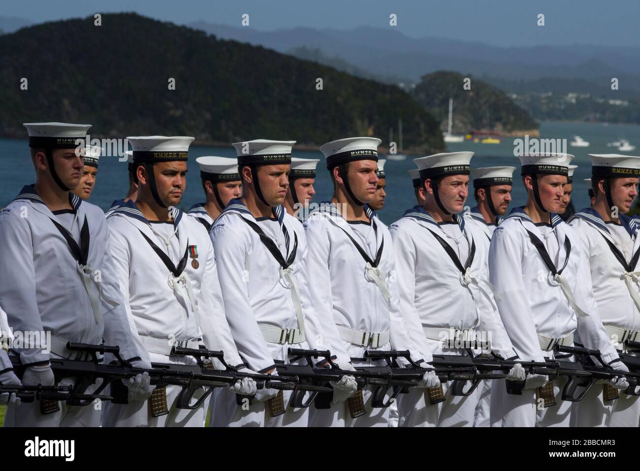 Baie des Îles, Nouvelle-Zélande. Célébrations de la journée de Waitangi Banque D'Images