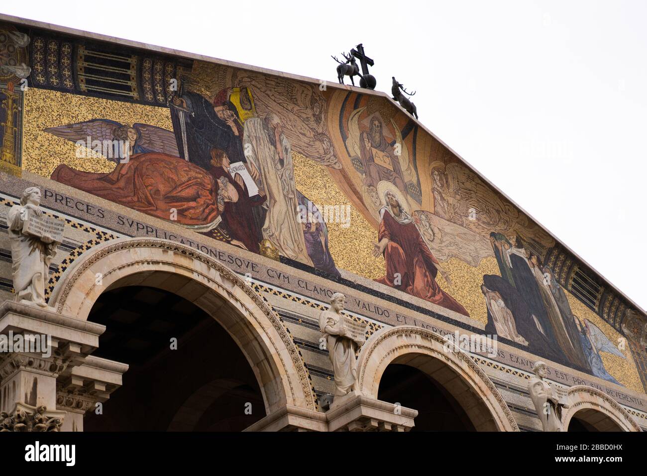 Basilique de l'agonie à Gethsemane Banque D'Images