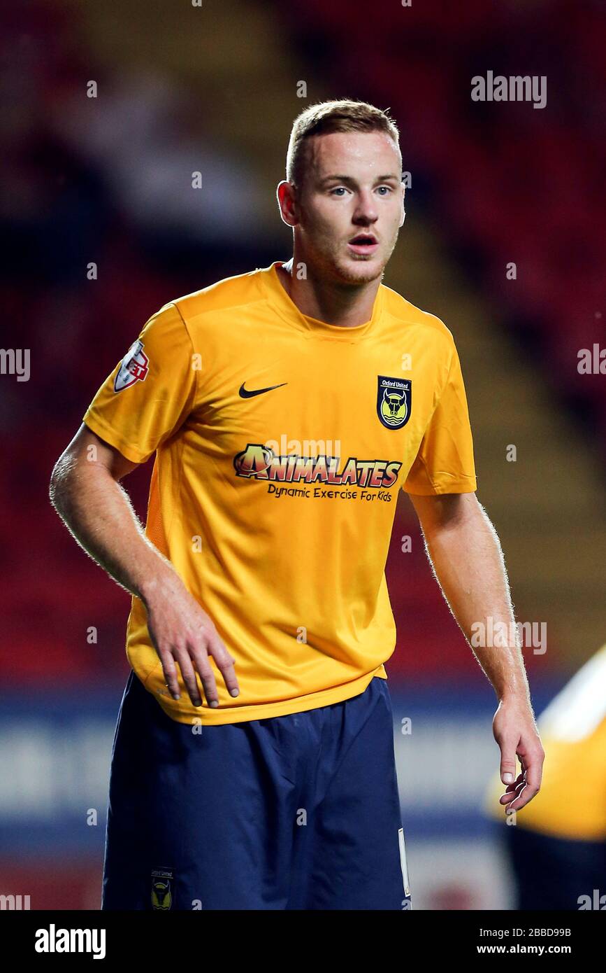 Scott Davies, Oxford United Banque D'Images