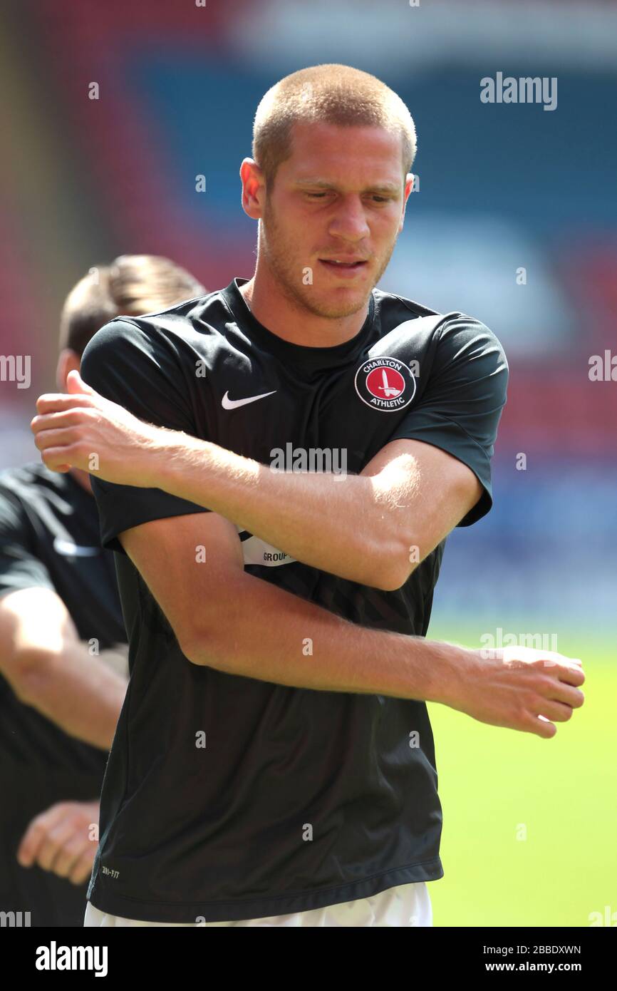 Michael Morrison, Charlton Athletic Banque D'Images
