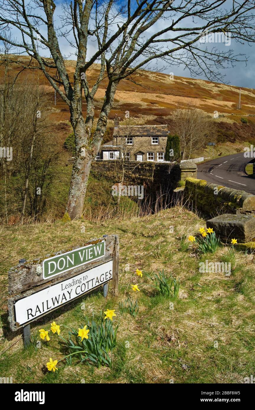 Royaume-Uni, Yorkshire du Sud, Dunford Bridge Banque D'Images