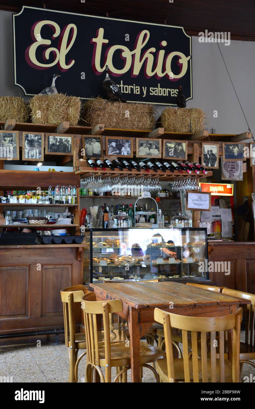 San Antonio de Areca, Argentine intérieur de l'un des cafés locaux, el Tokio. La ville est déclarée d'intérêt national historique Banque D'Images