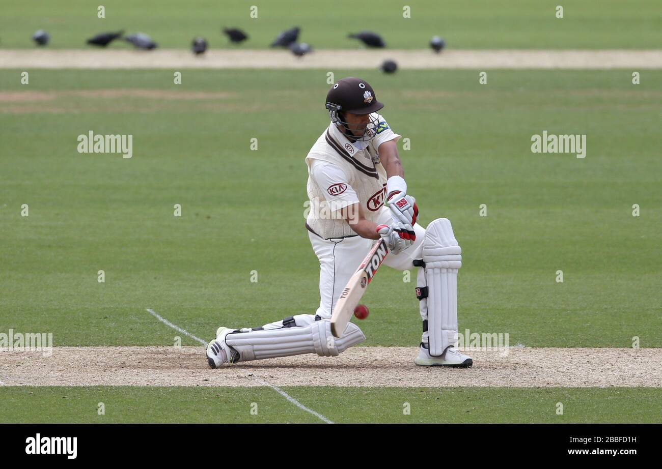 Vikram Solanki de Surrey atteint 38 points Banque D'Images