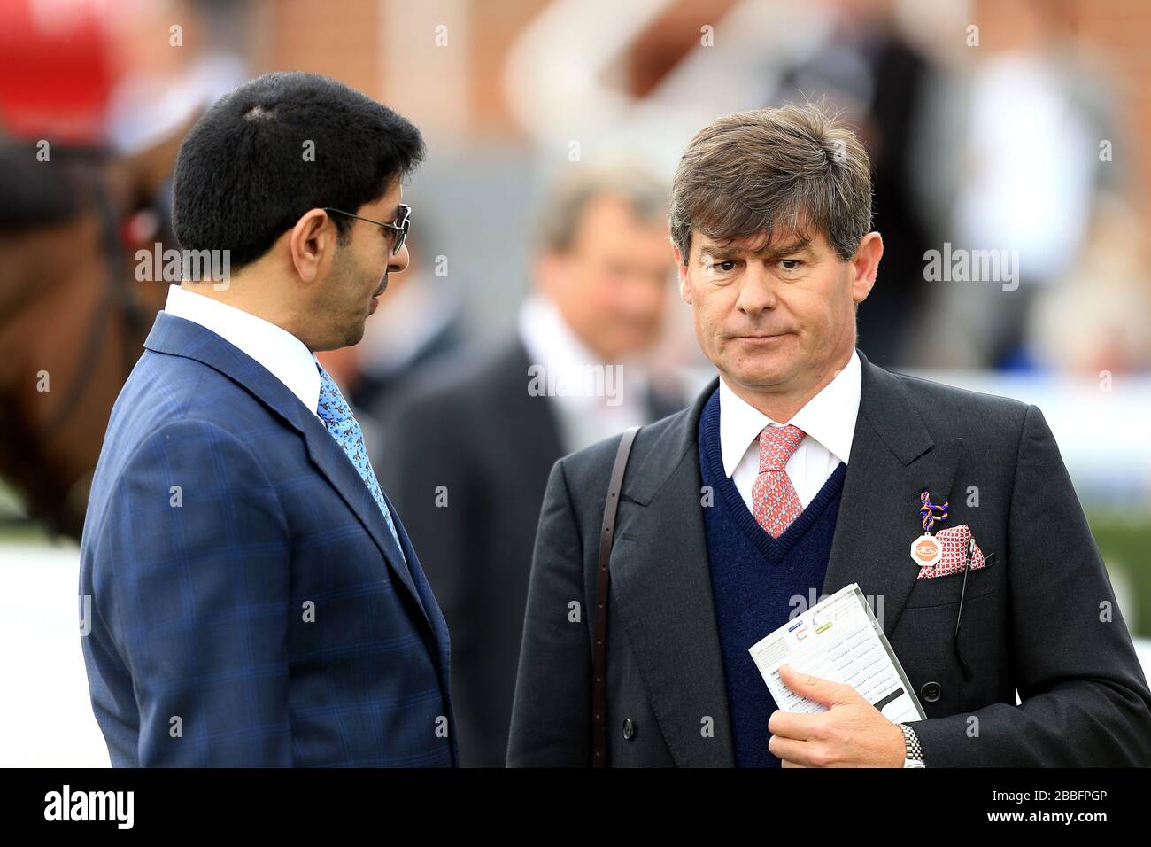 (De gauche à droite) entraîneur Saeed bin Suroor et Godolphin Racing Manager Simon Crisford Banque D'Images