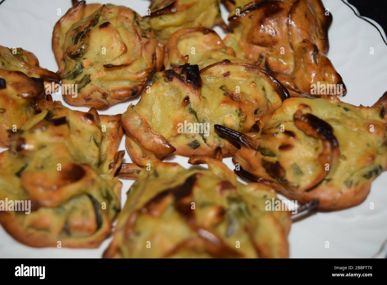 Pokaray de légumes cuits avec de l'espace pour ajouter du texte Banque D'Images