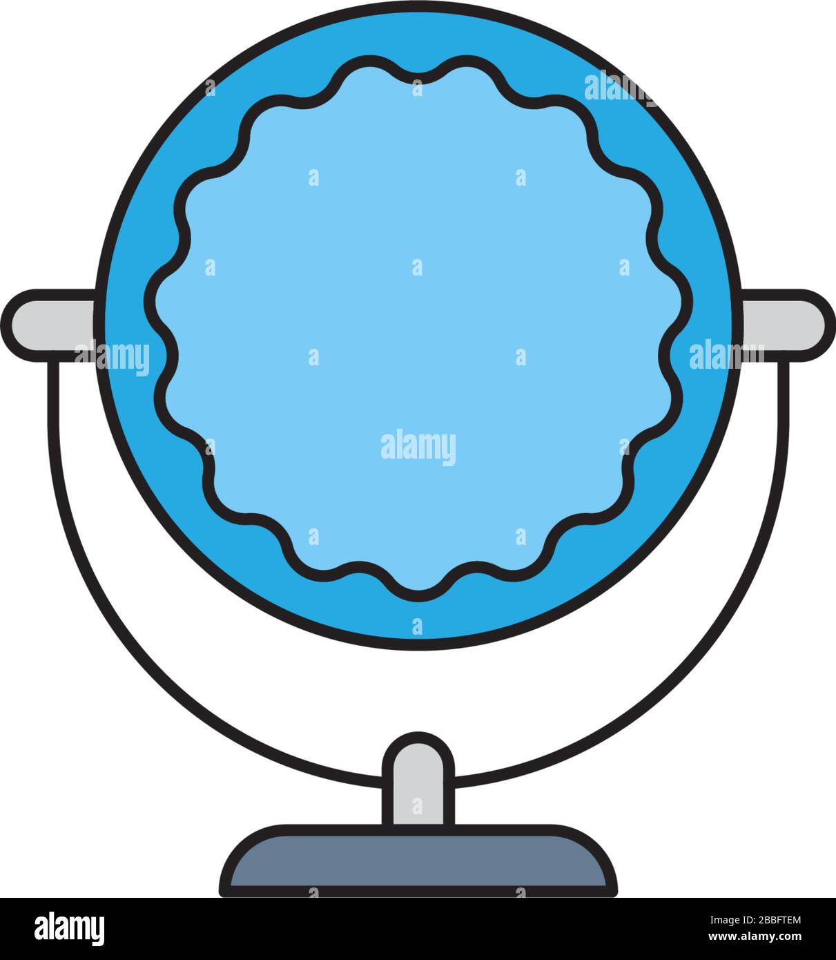 Symbole vectoriel de rétroviseur extérieur isolé sur fond blanc Illustration de Vecteur